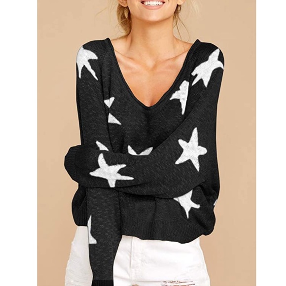 Star Knitted Sweater - Picture 4 of 5